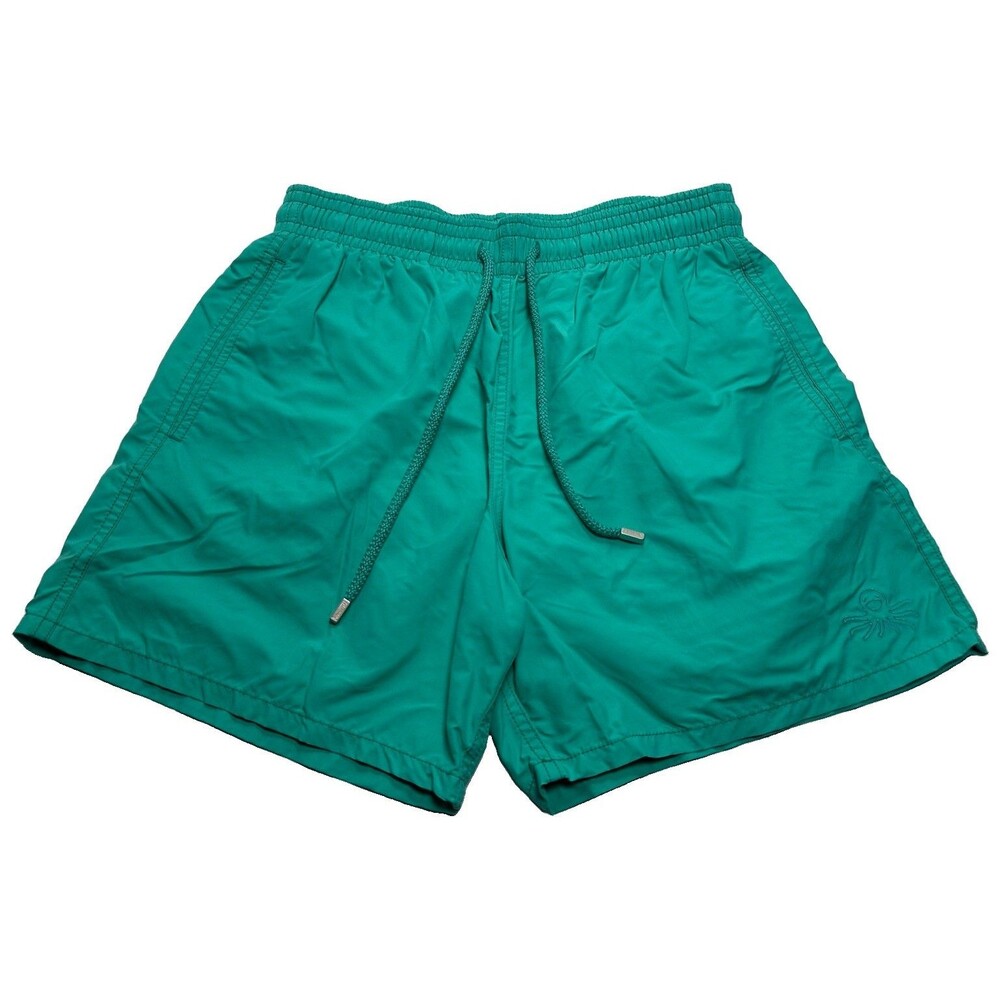 Vilebrequin Moorea Medusa Hydroreactive Swim Shorts 5" Medium Green MOOC1D06-420